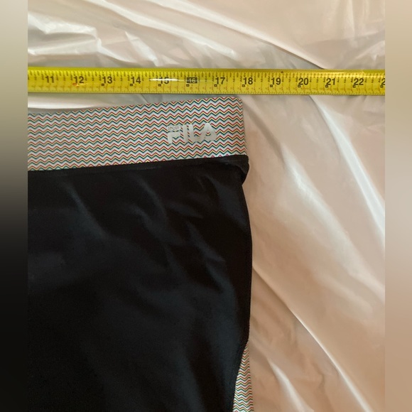 FILA Sport Performance Women’s Athletic Rainbow capris Leggings POCKETS Size XL - Picture 8 of 14